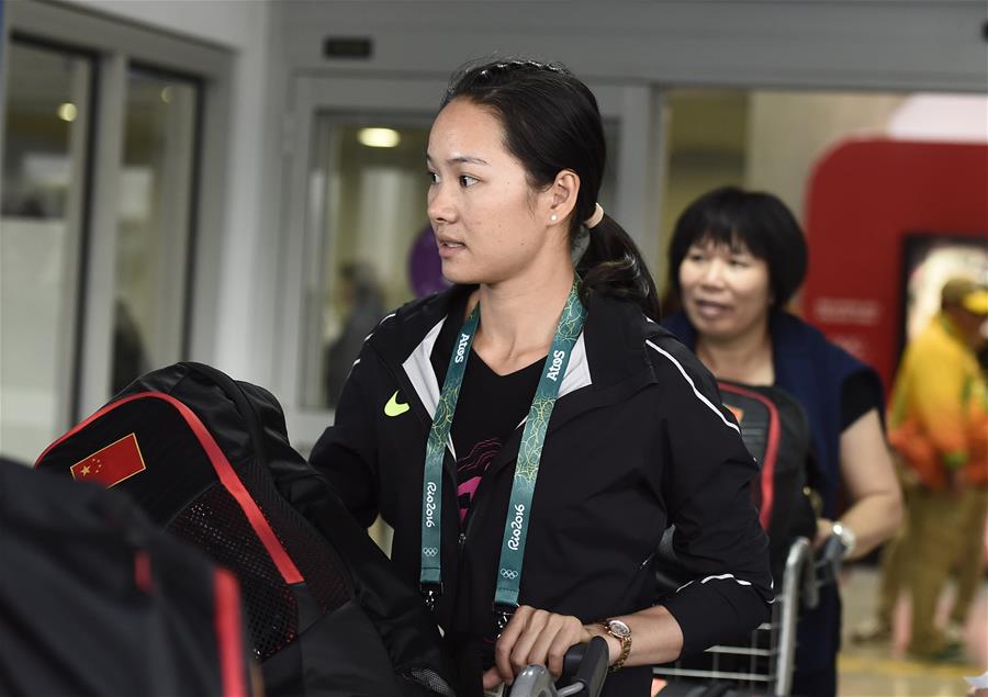 (SP)BRAZIL-RIO DE JANEIRO-OLYMPICS-CHINESE TRACK AND FIELD TEAM-ARRIVE