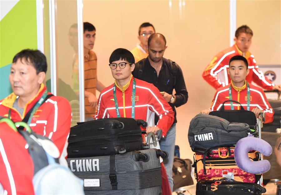 (SP)BRAZIL-RIO DE JANEIRO-OLYMPICS-CHINESE DELEGATION-ARRIVAL