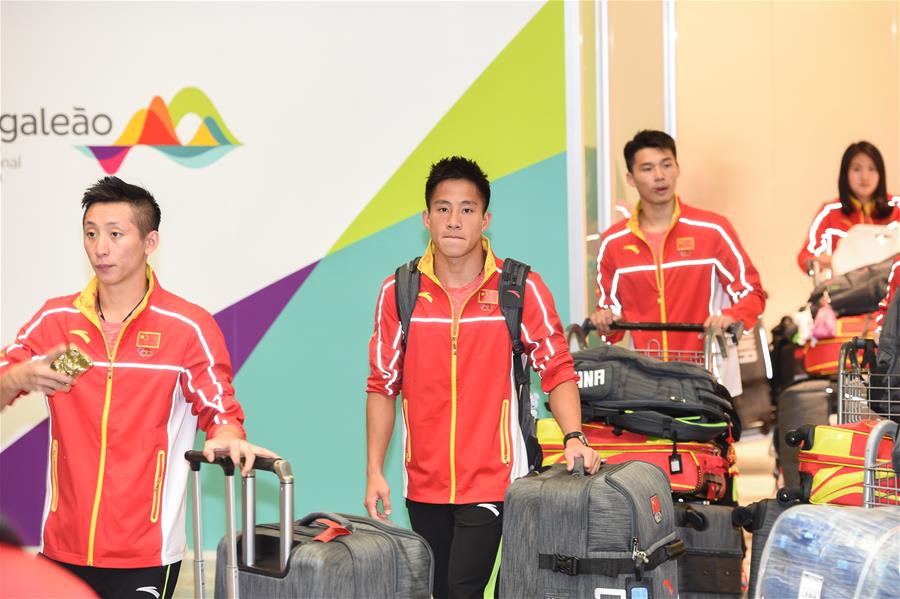 (SP)BRAZIL-RIO DE JANEIRO-OLYMPICS-CHINESE DELEGATION-ARRIVAL