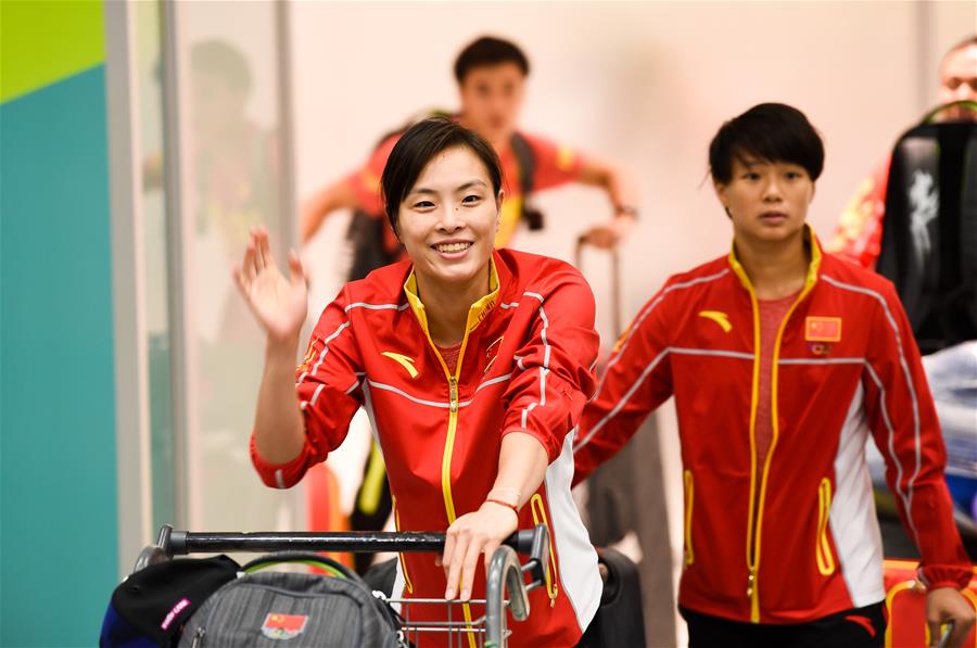 (SP)BRAZIL-RIO DE JANEIRO-OLYMPICS-CHINESE DELEGATION-ARRIVAL