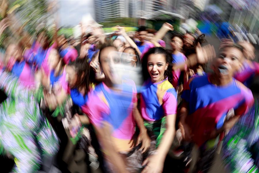 (SP)BRAZIL-RIO DE JANEIRO-OLYMPICS-FLAG-RAISING CEREMONY