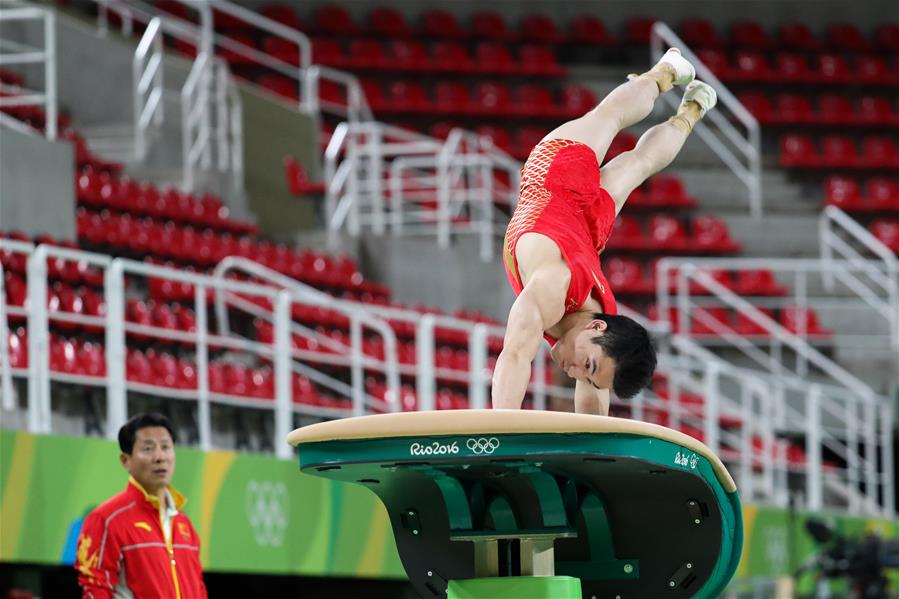 (SP)BRAZIL-RIO DE JANEIRO-OLYMPICS-GYMNASTICS-TRAINING