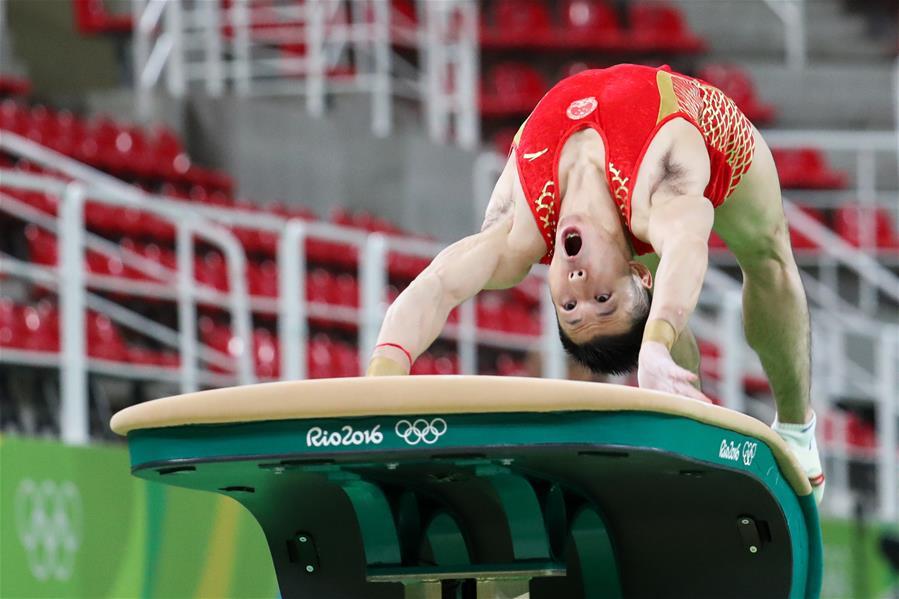 (SP)BRAZIL-RIO DE JANEIRO-OLYMPICS-GYMNASTICS-TRAINING