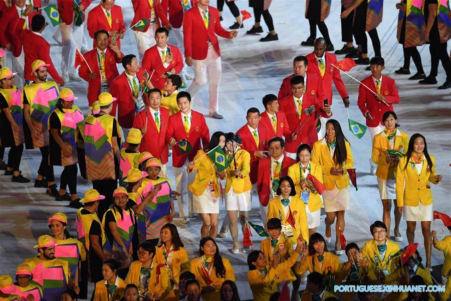 (SP)BRAZIL-RIO DE JANEIRO-OLYMPICS-RIO 2016-OPENING CEREMONY