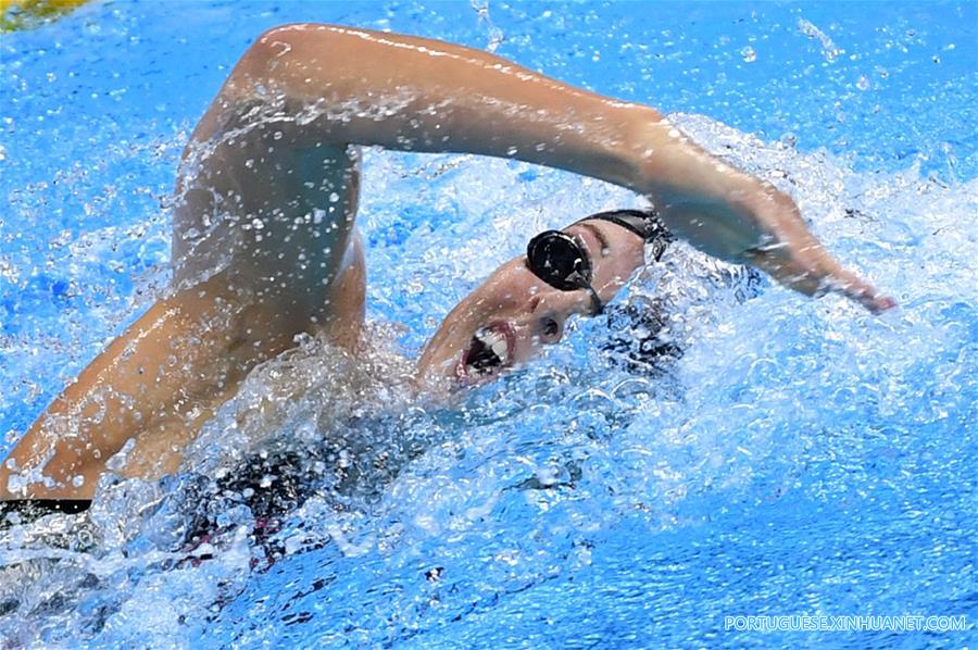  （里约奥运会）（5）游泳——女子4x200米自由泳接力：美国队夺冠