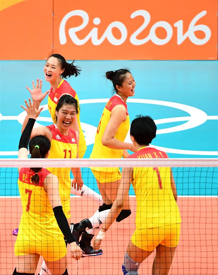 （里约奥运会）（1）排球——女排小组赛：中国胜波多黎各 