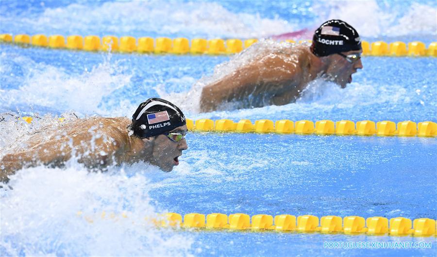 （里约奥运会）（22）游泳——男子200米个人混合泳：菲尔普斯夺冠