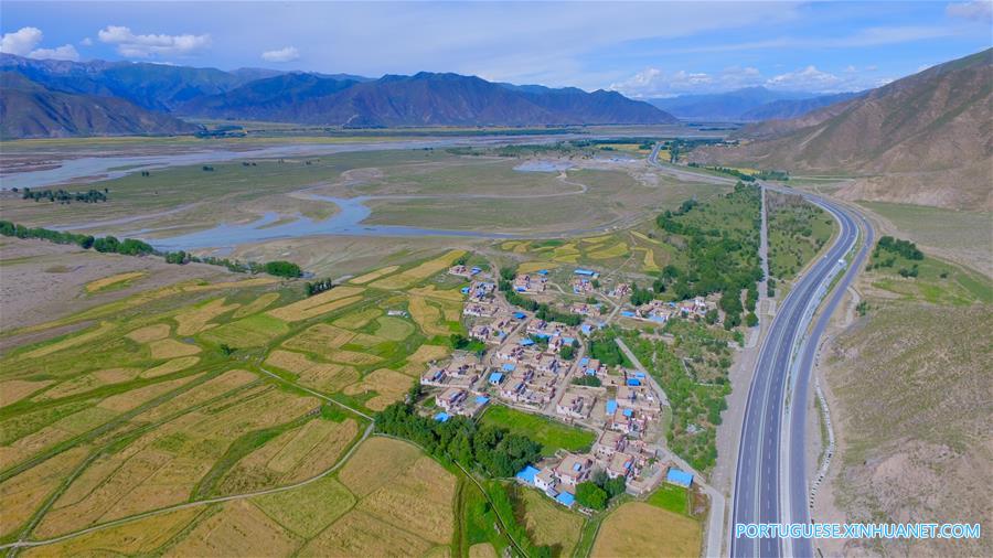 （美丽中国）（2）拉萨河谷：大地流金壮美如画