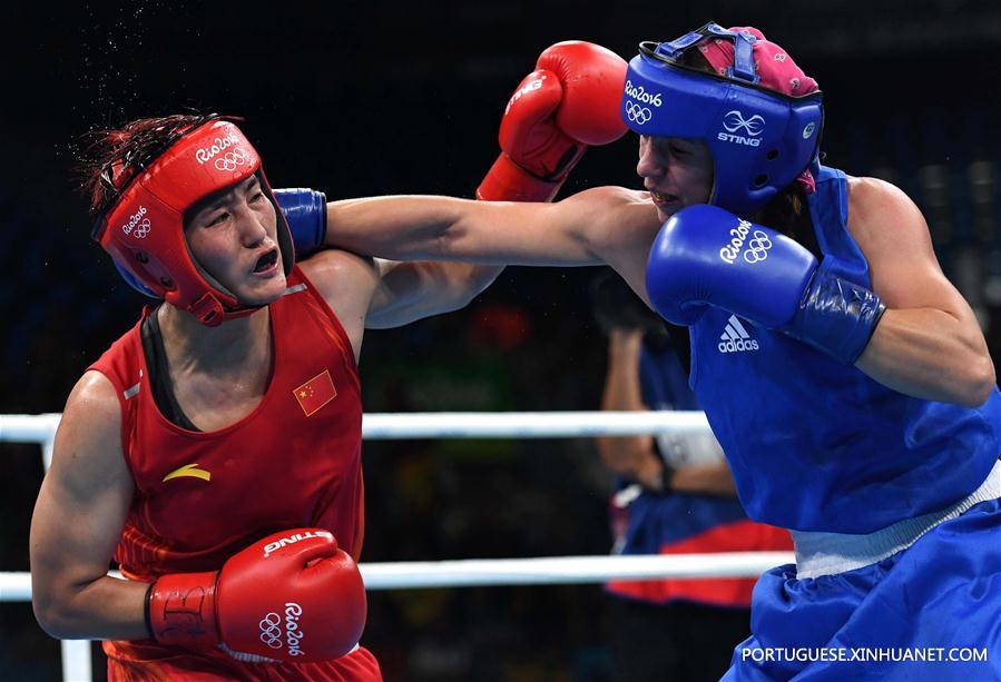 （里约奥运会）（4）拳击——女子57-60公斤级：中国选手尹军花进入半决赛