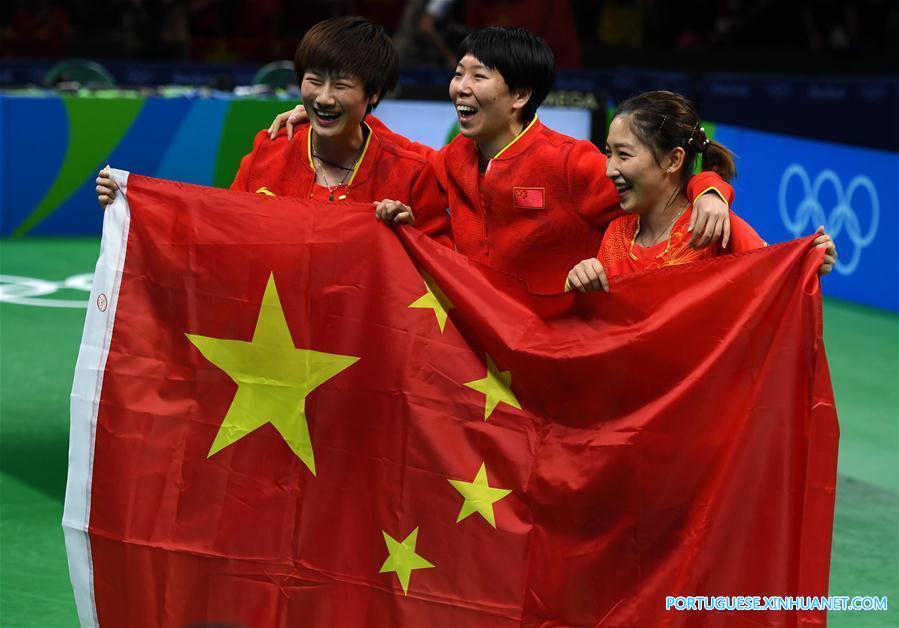 （里约奥运会·夺冠一刻）（2）乒乓球——中国女队夺金