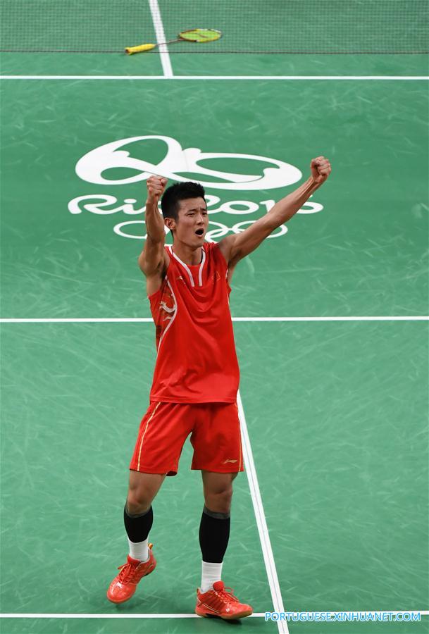 (SP)BRAZIL-RIO DE JANEIRO-OLYMPICS-BADMINTON-MEN'S SINGLES-FINAL