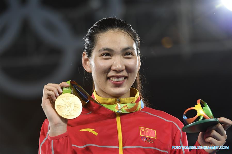 （里约奥运会·领奖台）（1）跆拳道——女子67公斤以上级：郑姝音夺冠