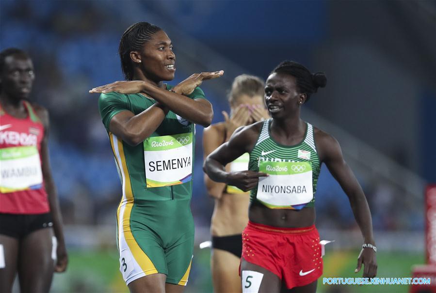 （里约奥运会·夺冠一刻）（5）田径——女子800米：南非选手夺金