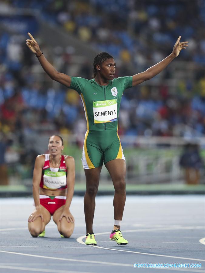 （里约奥运会·夺冠一刻）（9）田径——女子800米：南非选手夺金