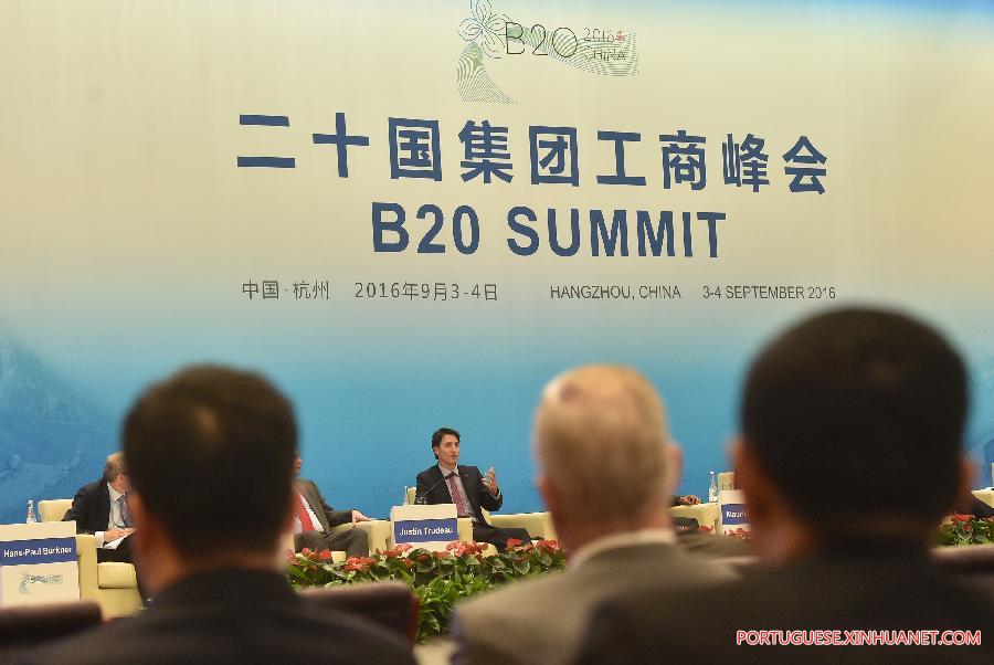 (G20 SUMMIT)CHINA-HANGZHOU-B20-SUMMIT (CN)