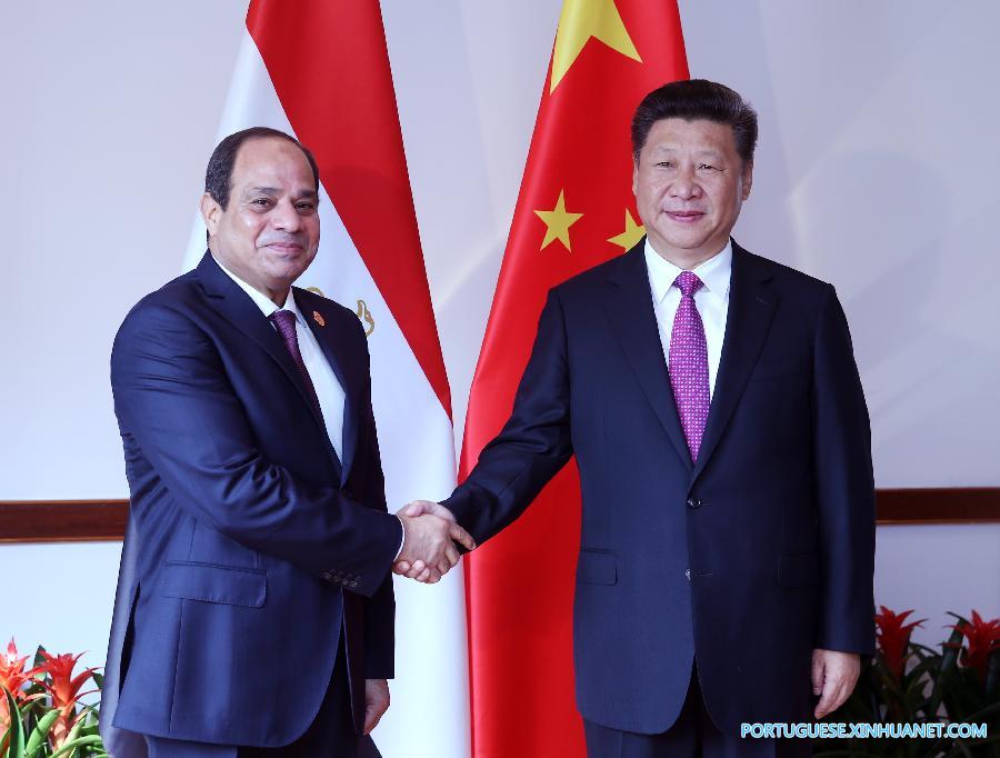 (G20 SUMMIT)CHINA-HANGZHOU-XI JINPING-EGYPTIAN PRESIDENT-MEETING (CN)