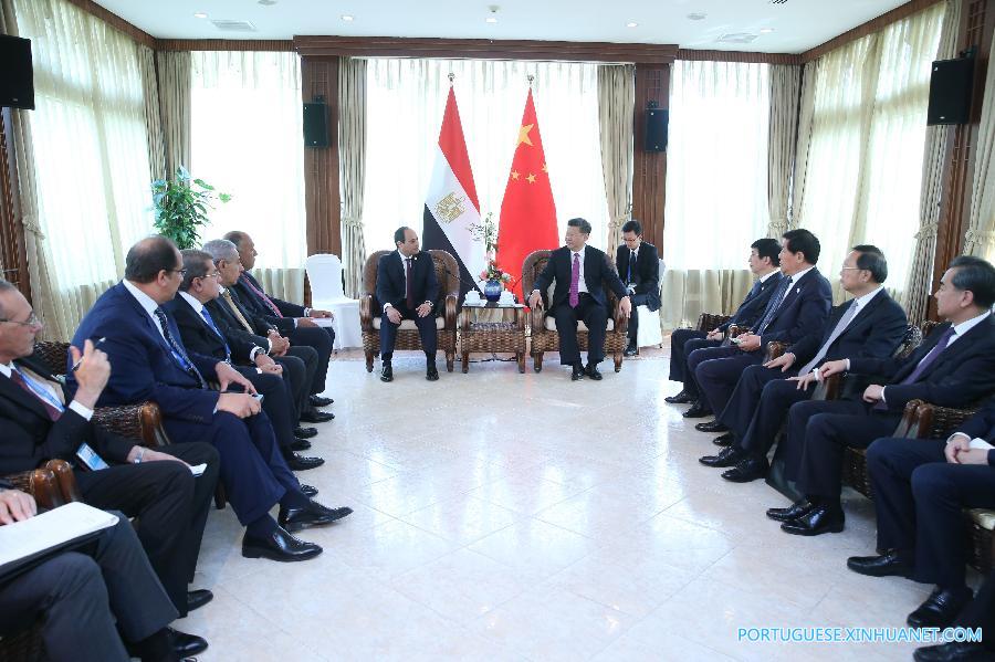 (G20 SUMMIT)CHINA-HANGZHOU-XI JINPING-EGYPTIAN PRESIDENT-MEETING (CN)