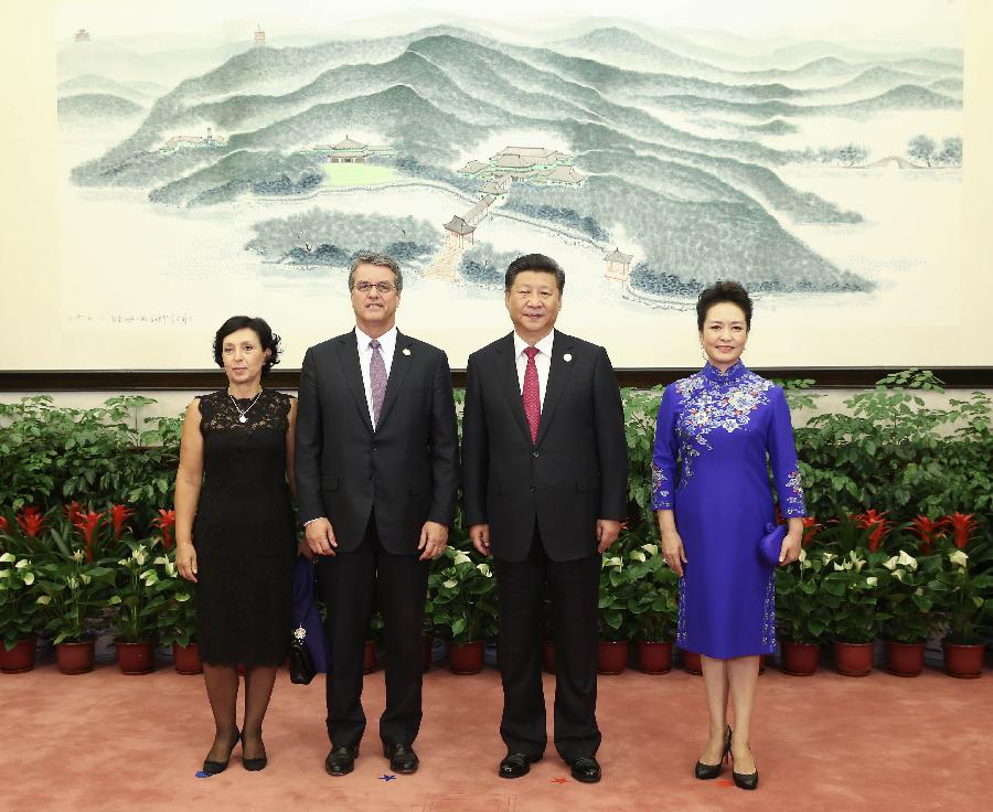 (G20 SUMMIT)CHINA-HANGZHOU-G20-XI JINPING-PENG LIYUAN-BANQUET (CN)