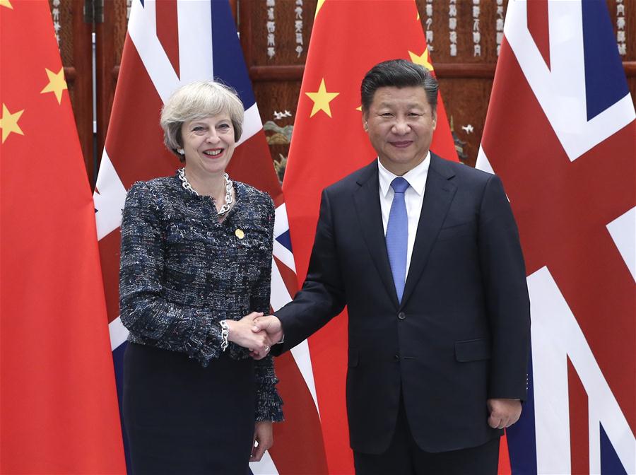 (G20 SUMMIT)CHINA-HANGZHOU-G20-XI JINPING-BRITISH PM-MEETING (CN) 