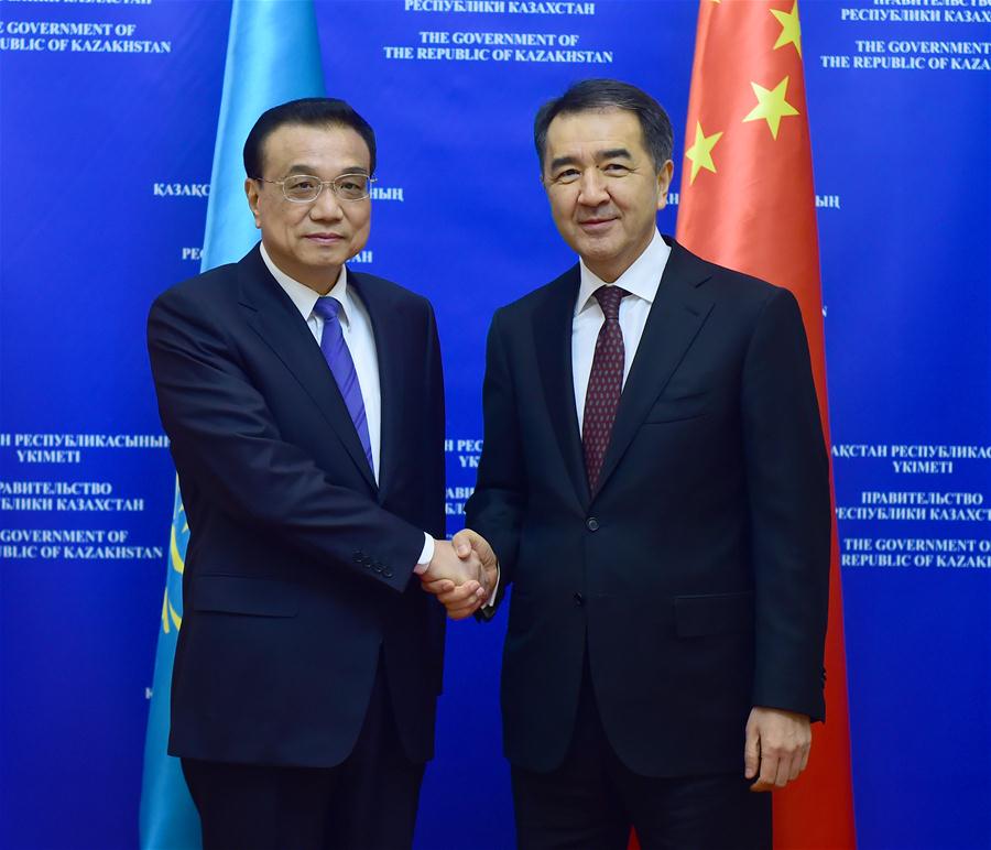 （時政）李克強同哈薩克斯坦總理薩金塔耶夫舉行中哈總理第三次定期會晤