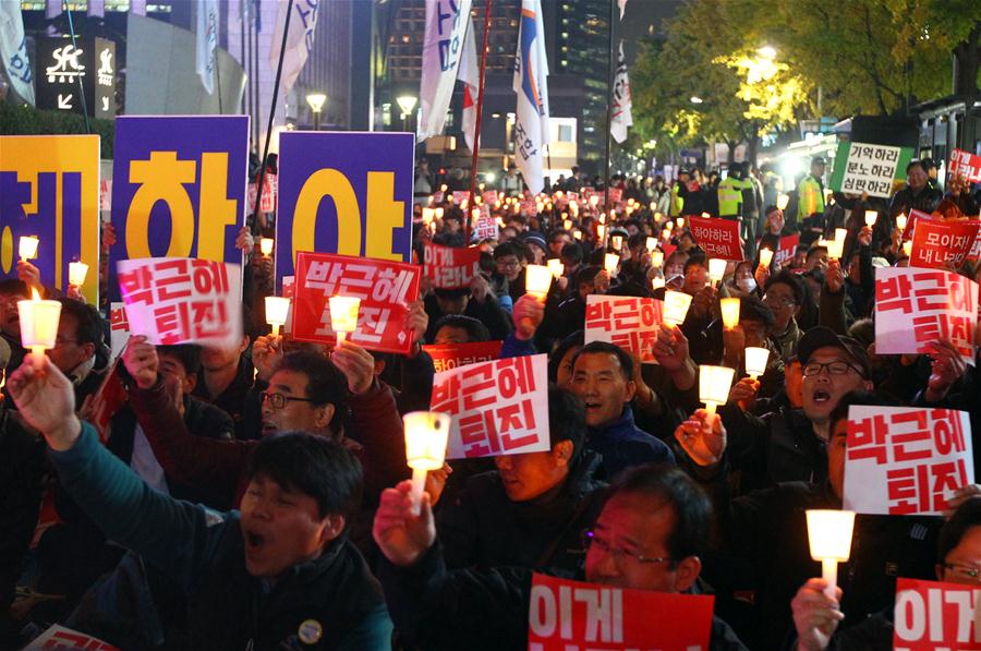 (2)REPUBLICA DE COREA-SEUL-SOCIEDAD-PROTESTA