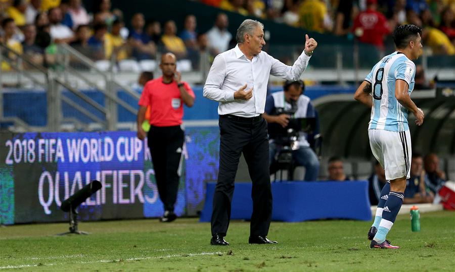 (SP)BRAZIL-BELO HORIZONTE-FOOTBALL-2018 WORLD CUP QUALIFICATION-BRAZIL VS ARGENTINA