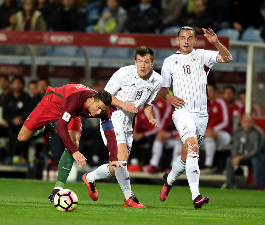 (SP)PORTUGAL-FARO-SOCCER-2018 FIFA WORLD CUP-GROUP B-PORTUGAL VS LATVIA