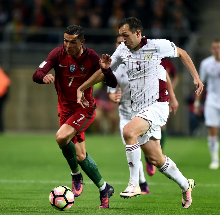 (SP)PORTUGAL-FARO-SOCCER-2018 FIFA WORLD CUP-GROUP B-PORTUGAL VS LATVIA