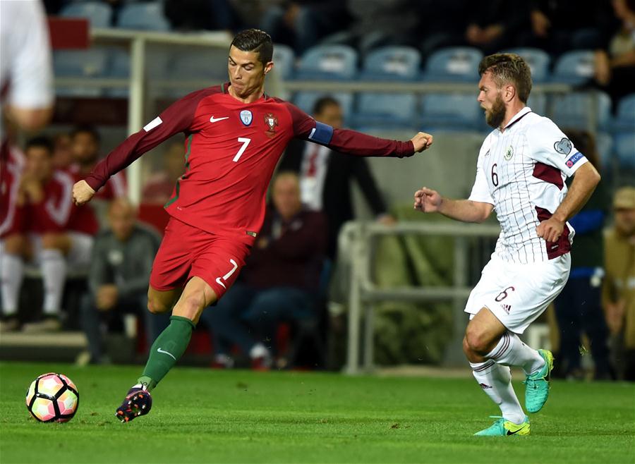 (SP)PORTUGAL-FARO-SOCCER-2018 FIFA WORLD CUP-GROUP B-PORTUGAL VS LATVIA