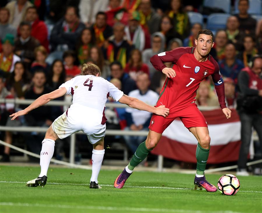 (SP)PORTUGAL-FARO-SOCCER-2018 FIFA WORLD CUP-GROUP B-PORTUGAL VS LATVIA