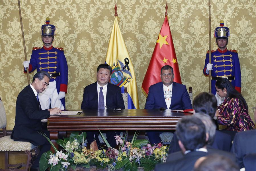 (10)ECUADOR-QUITO-CHINA-POLITICA-XI JINPING