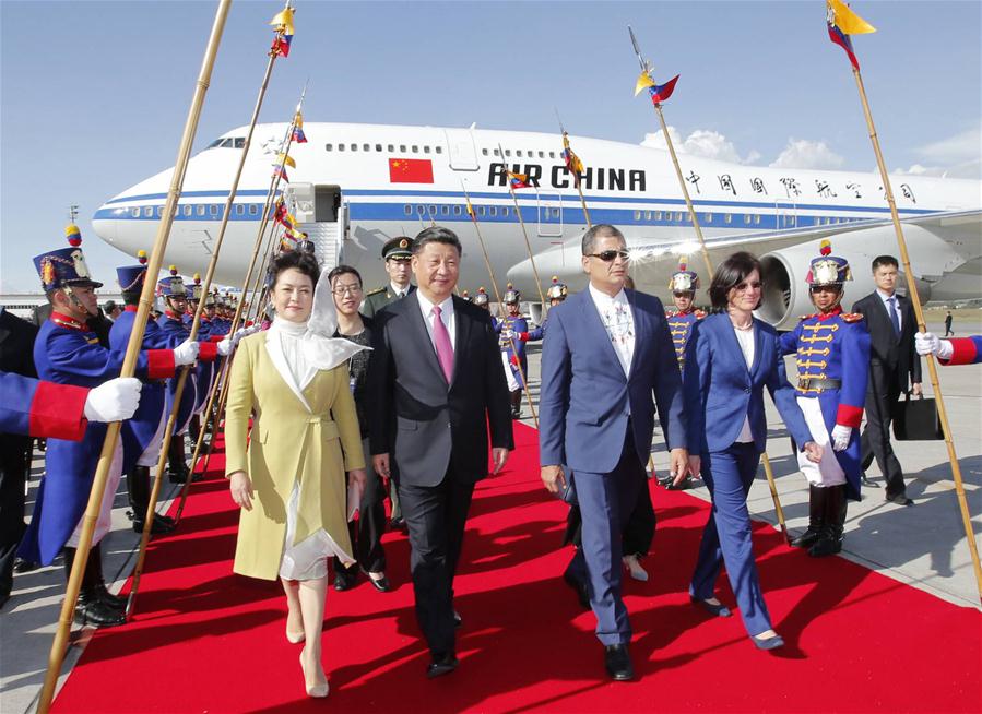 (4)ECUADOR-QUITO-CHINA-POLITICA-XI JINPING