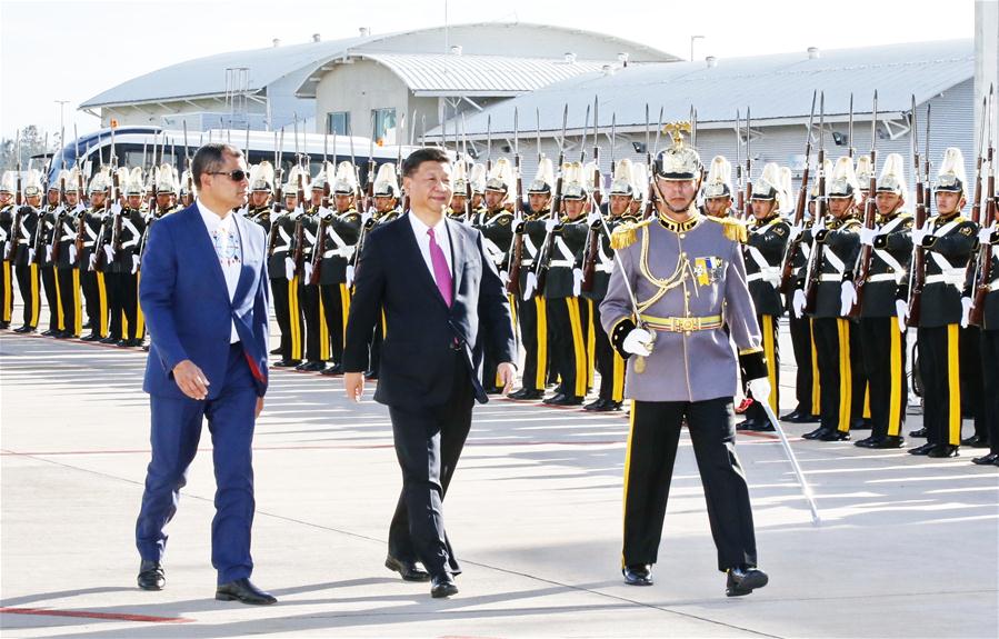 (3)ECUADOR-QUITO-CHINA-POLITICA-XI JINPING