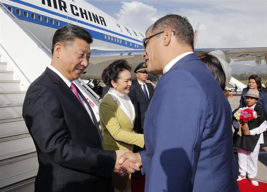 (2)ECUADOR-QUITO-CHINA-POLITICA-XI JINPING