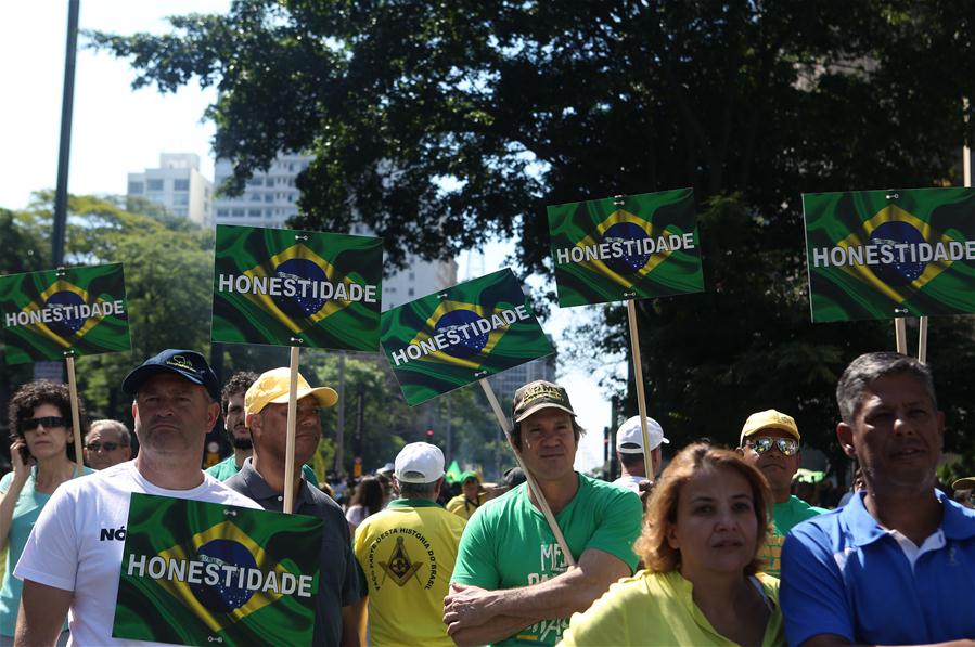 (5)BRASIL-SAO PAULO-SOCIEDAD-PROTESTA