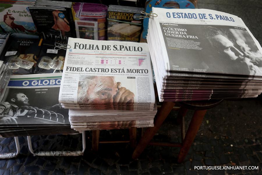 (4)BRASIL-SAO PAULO-CUBA-POLITICA-FIDEL CASTRO