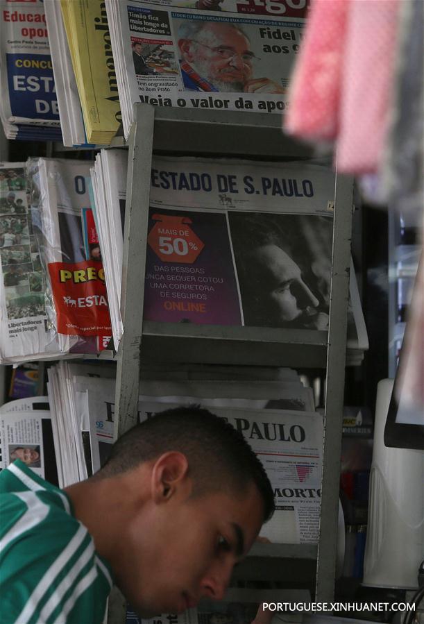 (5)BRASIL-SAO PAULO-CUBA-POLITICA-FIDEL CASTRO