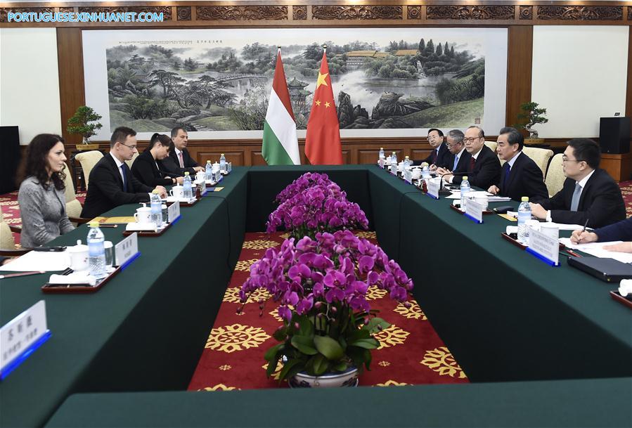 CHINA-BEIJING-WANG YI-HUNGARY-TALKS (CN)
