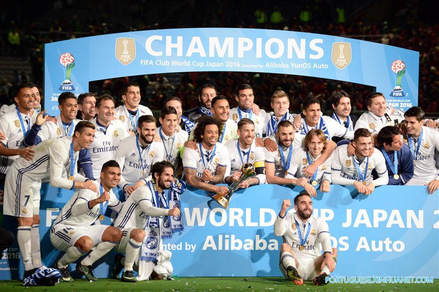 O Real Madrid é campeão do Mundial de Clubes