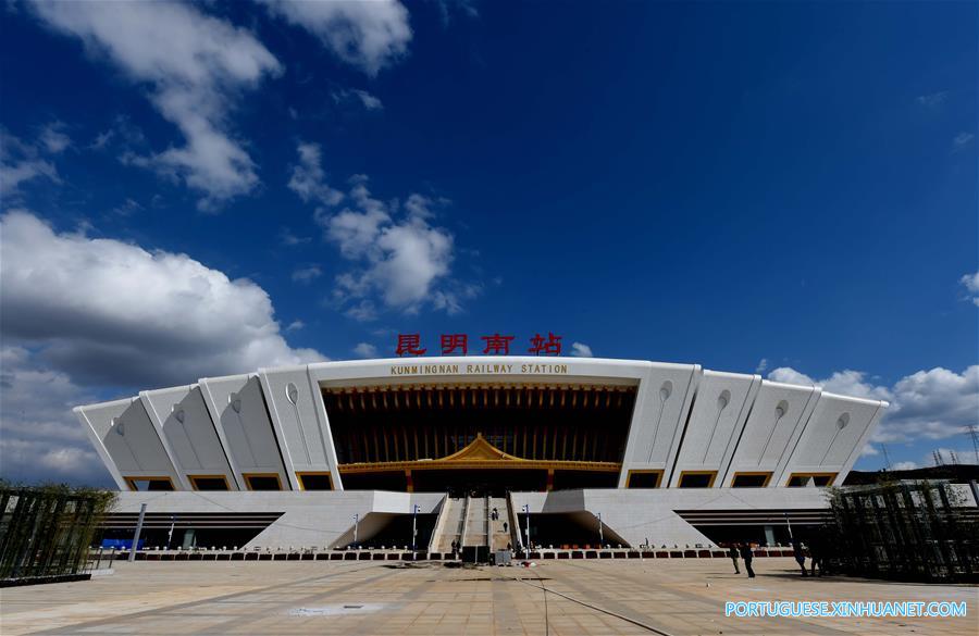 CHINA-KUNMING-SOUTH RAILWAY STATION-CONSTRUCTION (CN)