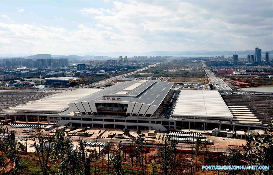 CHINA-KUNMING-SOUTH RAILWAY STATION-CONSTRUCTION (CN)