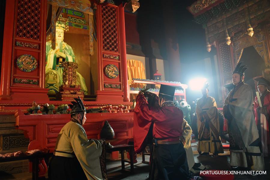 CHINA-SHANDONG-ZOUCHENG-MENCIUS-WINTER SOLSTICE-CEREMONY (CN)