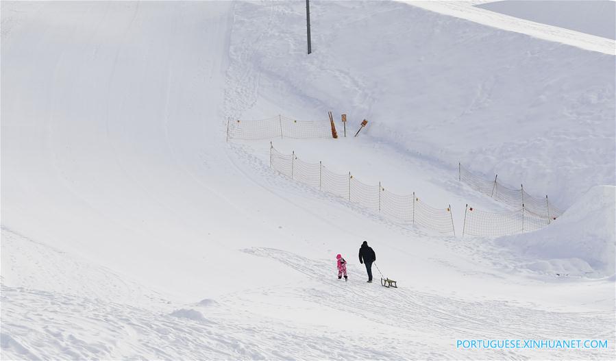 SWITZERLAND-DAVOS-SNOW