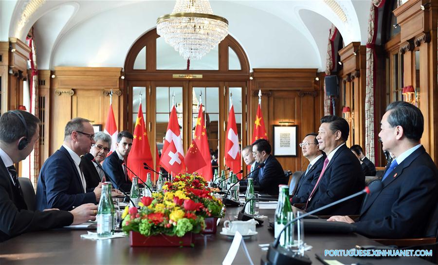 SWITZERLAND-CHINA-XI JINPING-PARLIAMENT-MEETING 