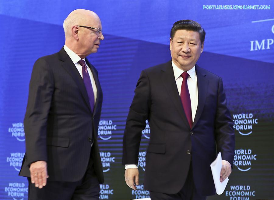 SWITZERLAND-DAVOS-CHINA-XI JINPING-KEYNOTE SPEECH