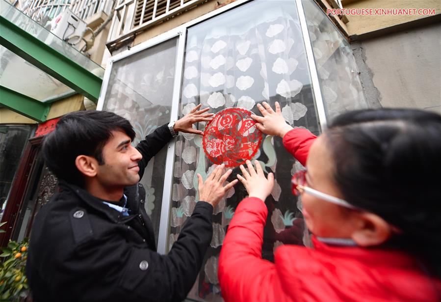 CHINA-JIANGXI-NANCHANG-FOREIGN STUDENTS-SPRING FESTIVAL