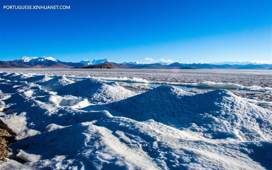 CHINA-TIBET-PLATEAU LAKE-SCENERY (CN)