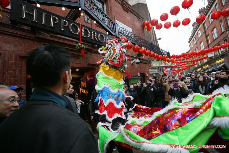 BRITAIN-LONDON-CHINESE LUNAR NEW YEAR-PARADE