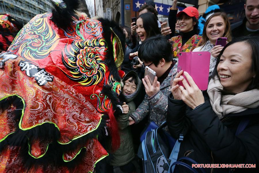 BRITAIN-LONDON-CHINESE LUNAR NEW YEAR-PARADE