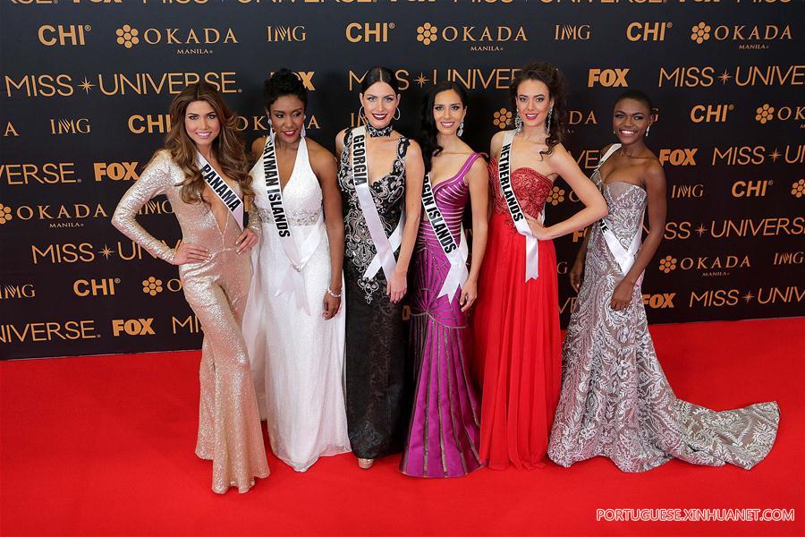 PHILIPPINES-PASAY CITY-MISS UNIVERSE-RED CARPET EVENT